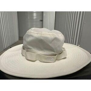 The‎ North Face Brimmer Bucket Sun Hat White Ivory Outdoor Hiking Beach SPF SM